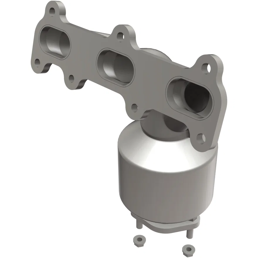 Rear 2006-2010 Kia Optima 2.7L | 2007-2010 Kia Rondo 2.7L OEM Grade Federal / EPA Compliant Direct-Fit Manifold Catalytic Converter