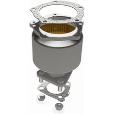 Front 1998-2000 Kia Sportage 2.0L OEM Grade Federal / EPA Compliant Direct-Fit Catalytic Converter image 2