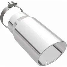 6in. Round Polished Exhaust Tip image 2
