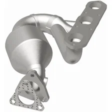 Left 2000-2004 Porsche Boxster 2.7L | 2000-2004 Porsche Boxster 3.2L OEM Grade Federal / EPA Compliant Direct-Fit Manifold Catalytic Converter image 3