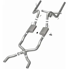 1955-1957 Chevrolet Bel Air 4.3L | 1957 Chevrolet Bel Air 4.6L Street Series Performance Exhaust System image 3