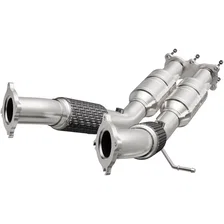 Rear 2007-2009 Volvo S80 3.2L | 2008-2009 Volvo V70 3.2L OEM Grade Federal / EPA Compliant Direct-Fit Catalytic Converter image 1