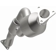 Front Left 2010 Audi Q7 3.6L | 2010 Volkswagen Touareg 3.6L California Grade CARB Compliant Direct-Fit Catalytic Converter image 2