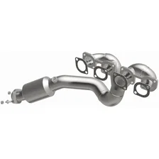 Left OEM Grade Federal / EPA Compliant Direct-Fit Manifold Catalytic Converter for BMW image 4