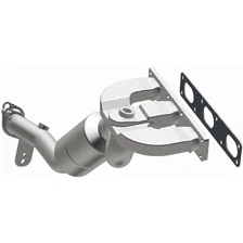 Front OEM Grade Federal / EPA Compliant Direct-Fit Manifold Catalytic Converter for BMW image 2