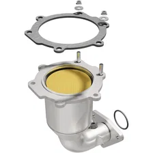 Front Left 2002-2003 Nissan Maxima 3.5L | 2002-2004 INFINITI I35 3.5L California Grade CARB Compliant Direct-Fit Catalytic Converter image 1