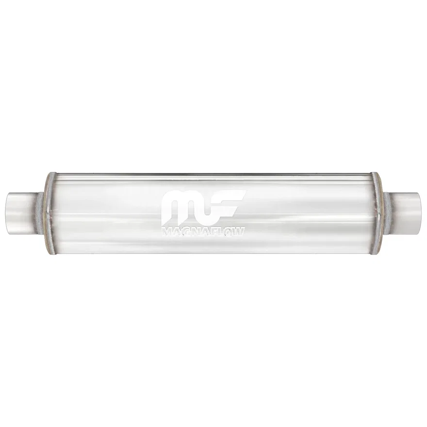 4in. Round Straight-Through Performance Exhaust Muffler