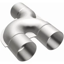 2.5 X 2.5in. 180 degrees Performance Exhaust Y-Pipe image 2
