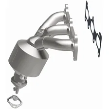 Rear 2006-2010 Kia Optima 2.7L | 2007-2010 Kia Rondo 2.7L OEM Grade Federal / EPA Compliant Direct-Fit Manifold Catalytic Converter image 4