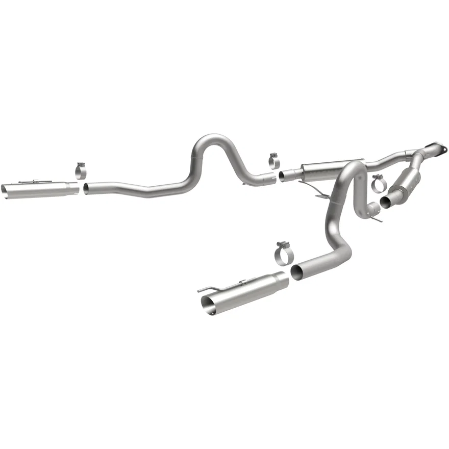 1999-2004 Ford Mustang 3.8L | 2004 Ford Mustang 3.9L Street Series Cat-Back Performance Exhaust System