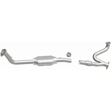 Left 1998-1999 Isuzu Trooper 3.5L | 1998-1999 Acura SLX 3.5L HM Grade Federal / EPA Compliant Direct-Fit Catalytic Converter image 4