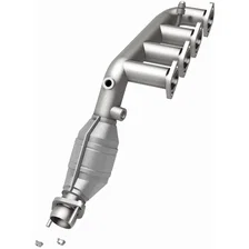 Left 1996-1998 Lincoln Mark VIII 4.6L HM Grade Federal / EPA Compliant Direct-Fit Manifold Catalytic Converter image 3
