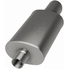 Street 5 X 8in. Oval Straight-Through Performance Exhaust Muffler image 3