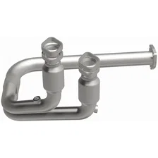 Front 2000-2003 Jeep Wrangler 4.0L HM Grade Federal / EPA Compliant Direct-Fit Catalytic Converter image 4