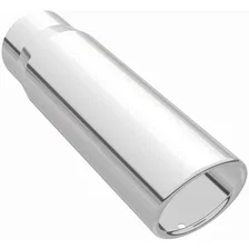 3.5in. Round Polished Exhaust Tip image 2