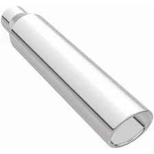 3.5in. Round Polished Exhaust Tip image 2