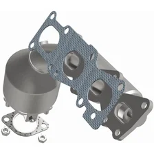 Left 2007-2009 Kia Sorento 3.8L | 2008-2009 Kia Sorento 3.3L OEM Grade Federal / EPA Compliant Direct-Fit Manifold Catalytic Converter image 4