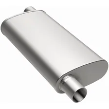 XL 4 X 9in. Oval Multi-Chamber Performance Exhaust Muffler image 2