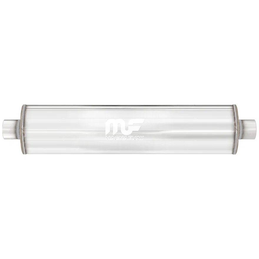 6in. Round Straight-Through Performance Exhaust Muffler