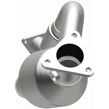 Front Left 2007-2008 Audi Q7 3.6L | 2007 Volkswagen Touareg 3.6L California Grade CARB Compliant Direct-Fit Catalytic Converter image 2