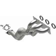 Front 2007-2010 BMW X3 3.0L OEM Grade Federal / EPA Compliant Direct-Fit Manifold Catalytic Converter image 2