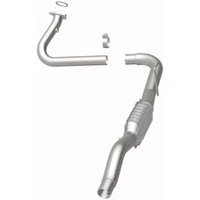 Left 1999-2000 Chevrolet Silverado 2500 6.0L | 1999-2000 GMC Sierra 2500 6.0L HM Grade Federal / EPA Compliant Direct-Fit Catalytic Converter image 3