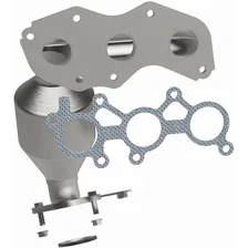 Front OEM Grade Federal / EPA Compliant Direct-Fit Manifold Catalytic Converter image 4