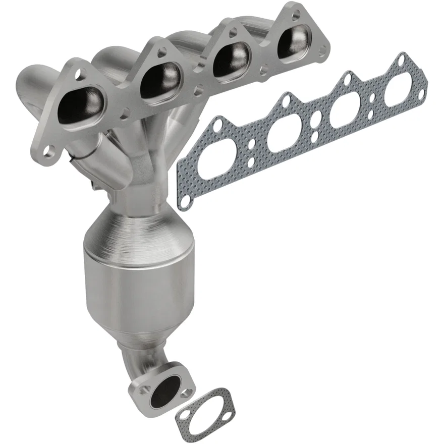 Front 2001-2002 Hyundai Elantra 2.0L | 2003-2006 Hyundai Tiburon 2.0L California Grade CARB Compliant Direct-Fit Manifold Catalytic Converter