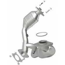 Front 2000-2001 Ford Taurus 3.0L | 2000-2001 Mercury Sable 3.0L California Grade CARB Compliant Direct-Fit Catalytic Converter image 3