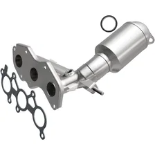 Rear California Grade CARB Compliant Direct-Fit Manifold Catalytic Converter image 1