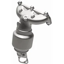 Front 2006 Kia Optima 2.7L California Grade CARB Compliant Direct-Fit Manifold Catalytic Converter image 2