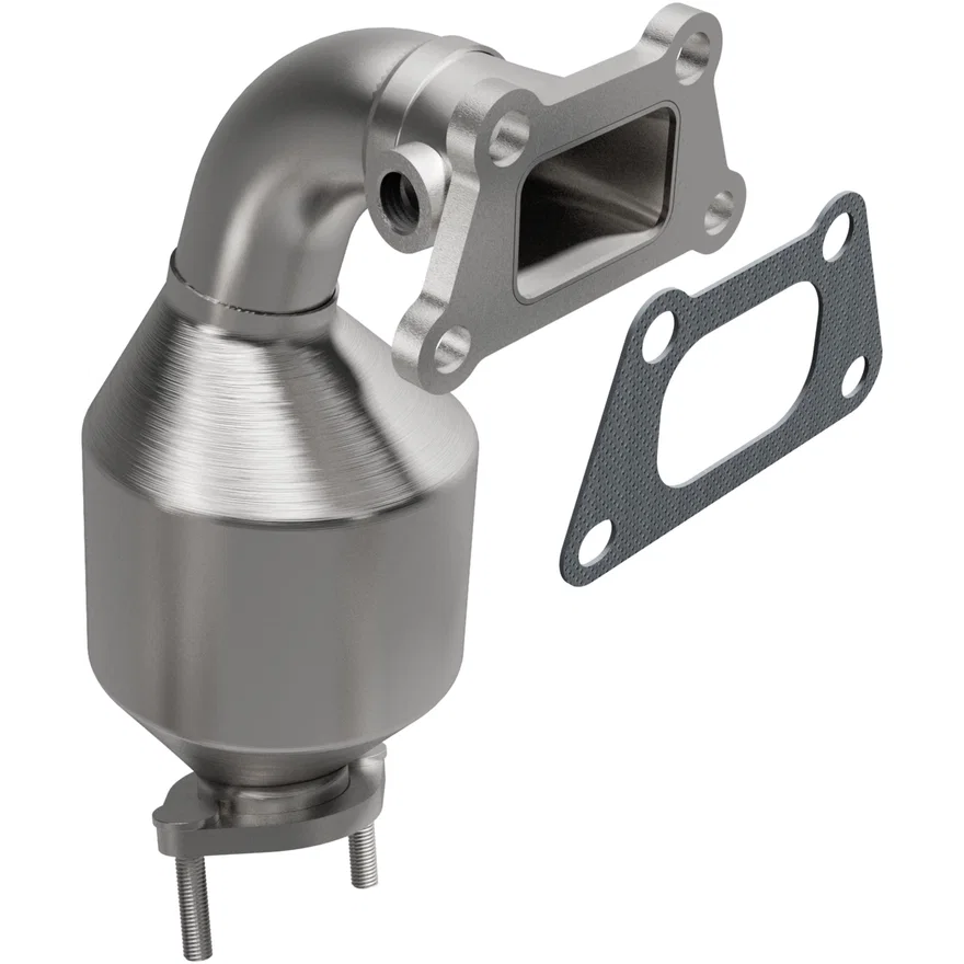 Front 2010-2011 Chevrolet Equinox 3.0L | 2010-2011 GMC Terrain 3.0L California Grade CARB Compliant Direct-Fit Manifold Catalytic Converter