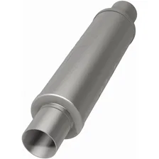 4in. Round Straight-Through Performance Exhaust Muffler image 3
