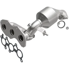 Rear 2007-2010 Toyota Sienna 3.5L California Grade CARB Compliant Direct-Fit Manifold Catalytic Converter image 1