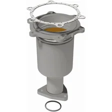 Front Right 2001-2004 Nissan Pathfinder 3.5L | 2001-2003 INFINITI QX4 3.5L HM Grade Federal / EPA Compliant Direct-Fit Catalytic Converter image 3