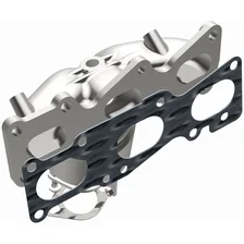 Front OEM Grade Federal / EPA Compliant Direct-Fit Manifold Catalytic Converter image 2