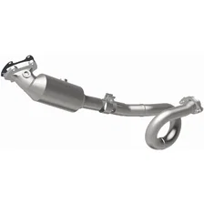 Left 2012-2017 Jeep Wrangler 3.6L California Grade CARB Compliant Direct-Fit Catalytic Converter image 3