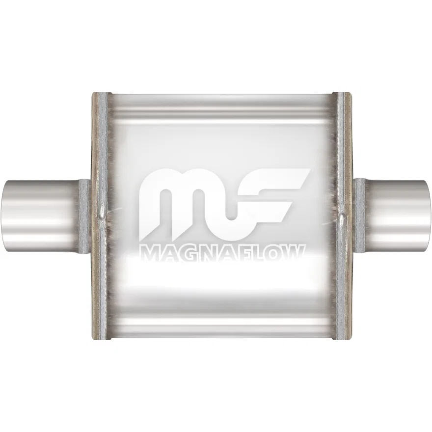 5 X 8in. Oval Straight-Through Performance Exhaust Muffler