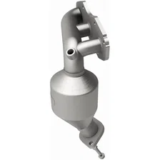 Front HM Grade Federal / EPA Compliant Direct-Fit Manifold Catalytic Converter image 4