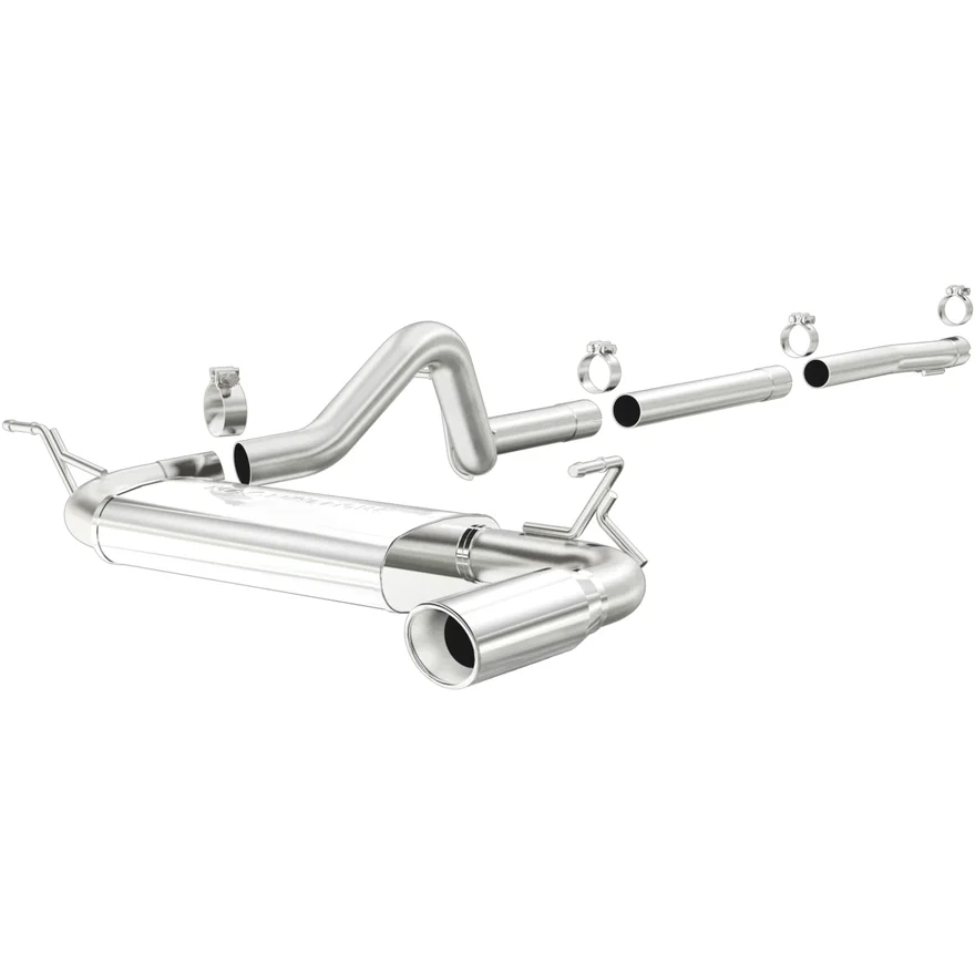 2007-2011 Jeep Wrangler 3.8L Street Series Cat-Back Performance Exhaust System