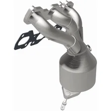 Front Left 2010-2012 Ford Escape 3.0L | 2010-2011 Mercury Mariner 3.0L California Grade CARB Compliant Direct-Fit Manifold Catalytic Converter image 3