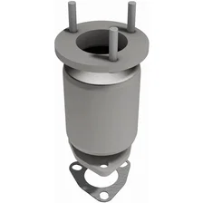 Front 1986-1987 Mazda B2000 2.0L Standard Grade Federal / EPA Compliant Direct-Fit Catalytic Converter image 4
