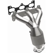Rear California Grade CARB Compliant Direct-Fit Manifold Catalytic Converter image 2
