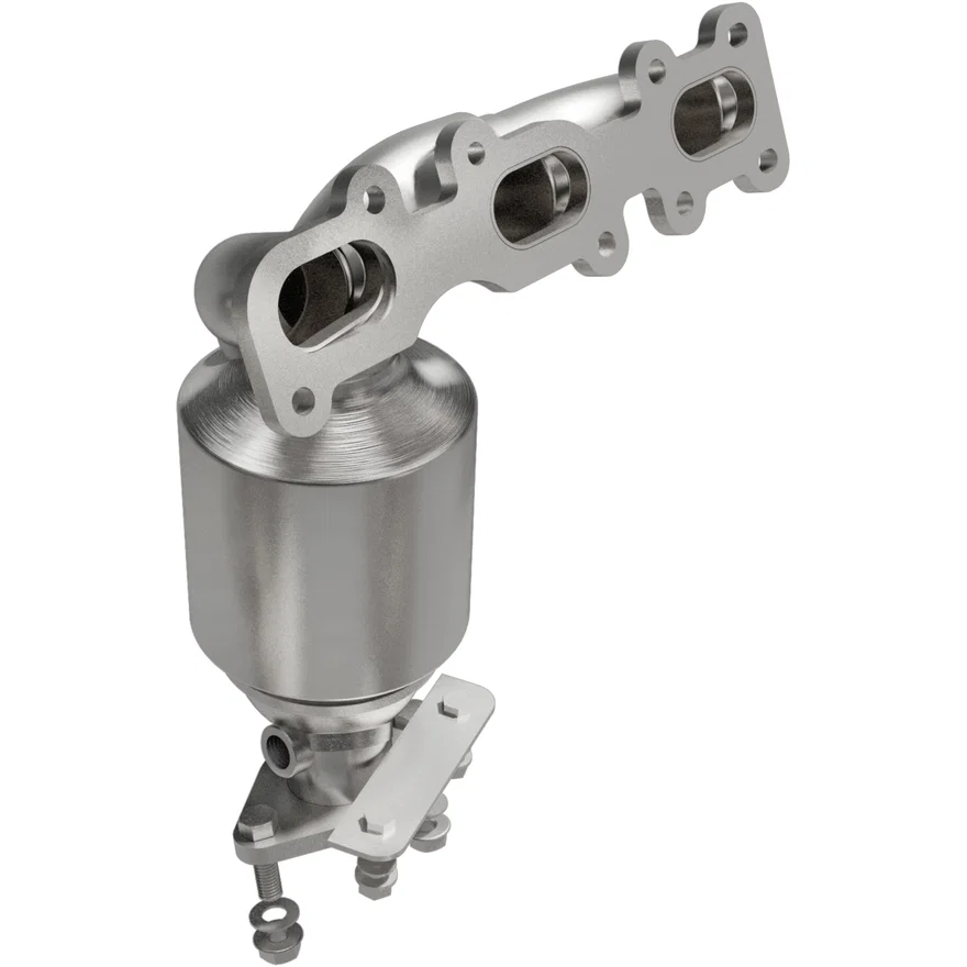 Front 2011 Lincoln MKT 3.7L California Grade CARB Compliant Direct-Fit Manifold Catalytic Converter