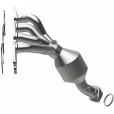 Front 2006-2008 Mazda 6 2.3L California Grade CARB Compliant Direct-Fit Catalytic Converter image 4