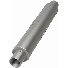 4in. Round Straight-Through Performance Exhaust Muffler image 3