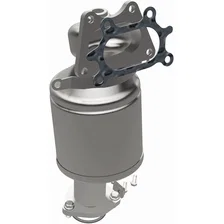 Rear 2006-2007 Honda Accord 3.0L California Grade CARB Compliant Direct-Fit Manifold Catalytic Converter image 2