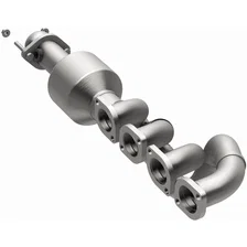 Left OEM Grade Federal / EPA Compliant Direct-Fit Manifold Catalytic Converter for BMW image 2