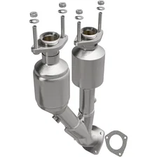 Front 2000-2001 Jeep Cherokee 4.0L California Grade CARB Compliant Direct-Fit Catalytic Converter image 1