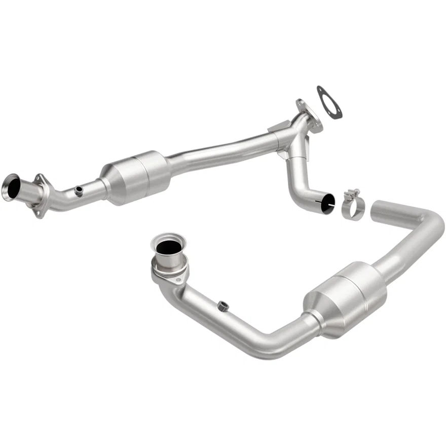 Front HM Grade Federal / EPA Compliant Direct-Fit Catalytic Converter for Ford